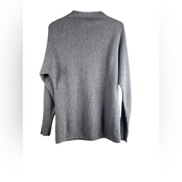 Gentle Herd Women Wool Button Shoulder Sweater Gray Size XL - Picture 2 of 7